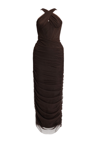 Belinda Mesh Dress - XS - Midi dresses - Gigii's - Modalova