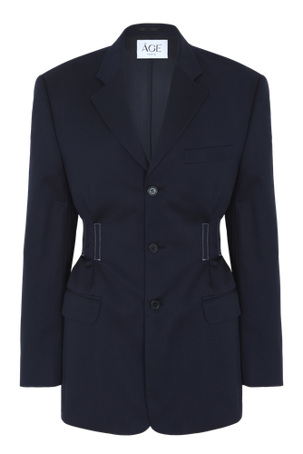 Mia Blazer | Women's Ebony Blazers - ÂGE Paris - Modalova