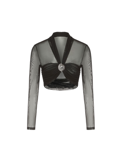 Pia Mesh Top () - XS - Crop tops - Nana Jacqueline - Modalova