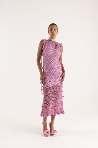 Sofia Handmade Knit Dress | Women's Midi dresses - ANDREEVA - Modalova