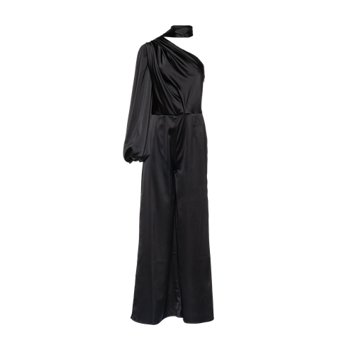 Amalia One Sleeve Satin Jumpsuit - XS - Jumpsuits - Vasiliki - Modalova