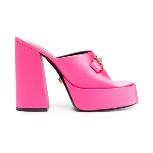Shoes > Heels > Heeled Mules - - Versace - Modalova