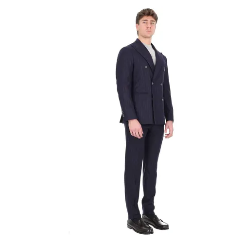 Suits > Suit Sets > Double Breasted Suits - - Barba - Modalova