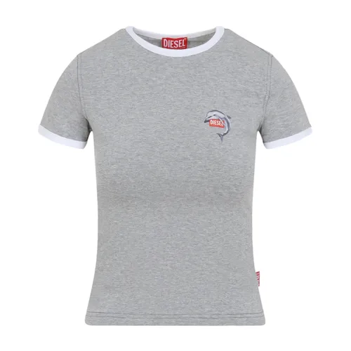 Diesel - Tops > T-Shirts - Gray - Diesel - Modalova