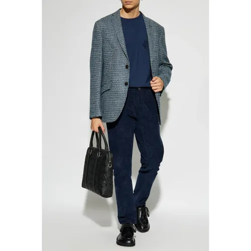 Etro - Jackets > Blazers - Blue - Etro - Modalova