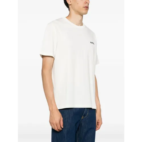 A.p.c. - Tops > T-Shirts - White - A.p.c. - Modalova