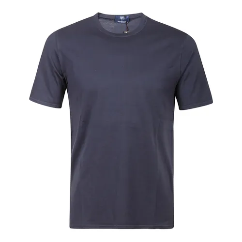 Fedeli - Tops > T-Shirts - Blue - Fedeli - Modalova