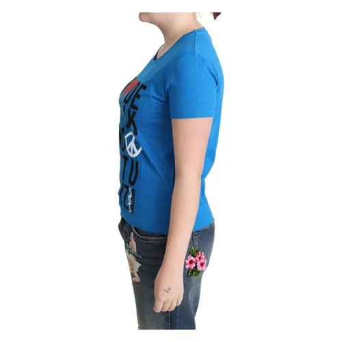 Moschino - Tops > T-Shirts - Blue - Moschino - Modalova