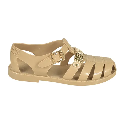 Shoes > Sandals > Flat Sandals - - Moschino - Modalova