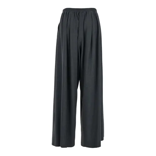 Trousers > Wide Trousers - - Plain - Modalova