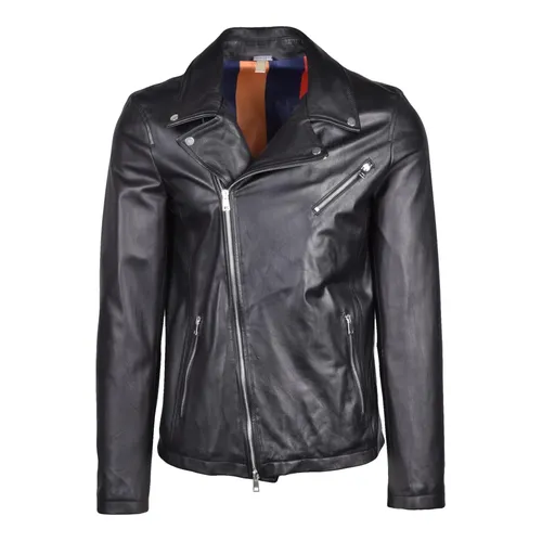 Jackets > Leather Jackets - - Daniele Alessandrini - Modalova