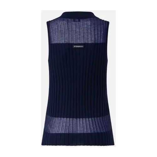 Pinko - Tops > Polo Shirts - Blue - Pinko - Modalova
