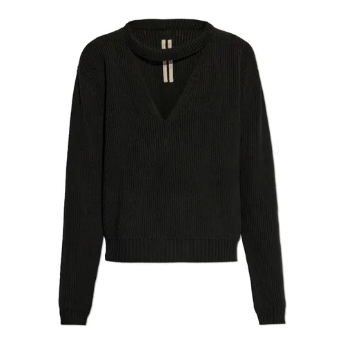 Knitwear > V-neck Knitwear - - Rick Owens - Modalova
