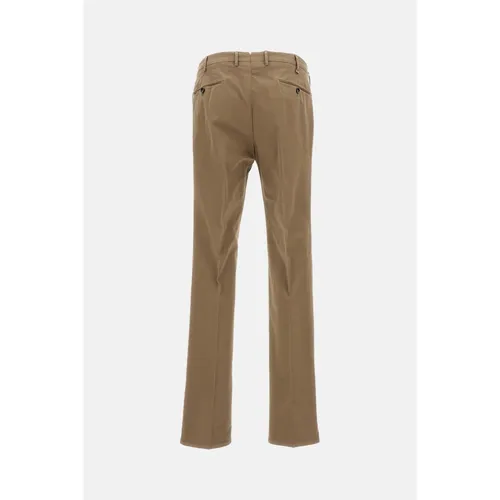 Pt01 - Trousers > Chinos - Brown - Pt01 - Modalova