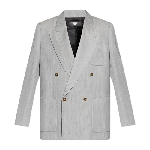 Amiri - Jackets > Blazers - Gray - Amiri - Modalova