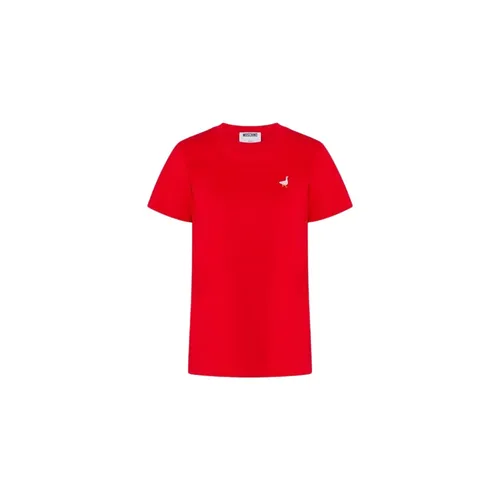 Moschino - Tops > T-Shirts - Red - Moschino - Modalova