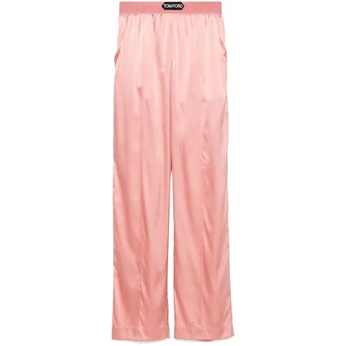 Trousers > Straight Trousers - - Tom Ford - Modalova