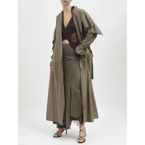 Coats > Trench Coats - - Yehuafan - Modalova