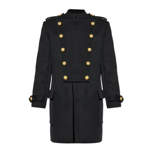 Coats > Double-Breasted Coats - - Balmain - Modalova