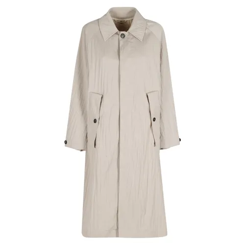 Coats > Single-Breasted Coats - - Tela - Modalova