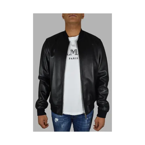 Jackets > Leather Jackets - - Philipp Plein - Modalova