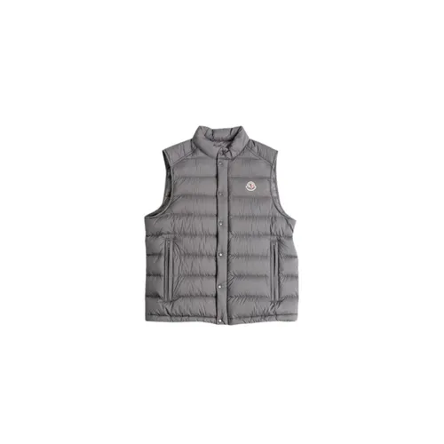 Moncler - Jackets > Vests - Gray - Moncler - Modalova