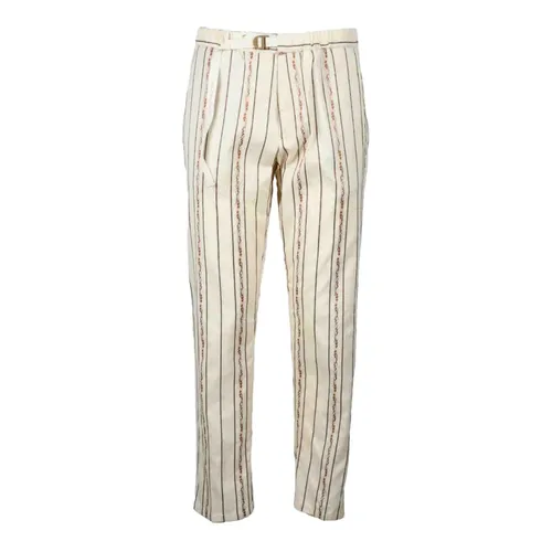 Trousers > Slim-fit Trousers - - White Sand - Modalova