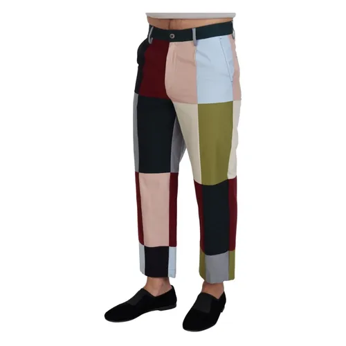 Trousers > Cropped Trousers - - Dolce & Gabbana - Modalova
