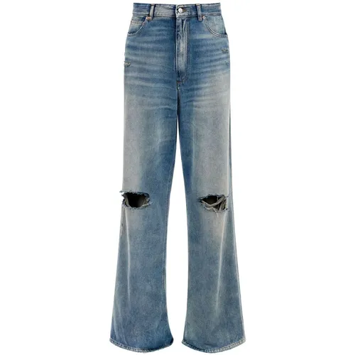 Jeans > Wide Jeans - - MM6 Maison Margiela - Modalova