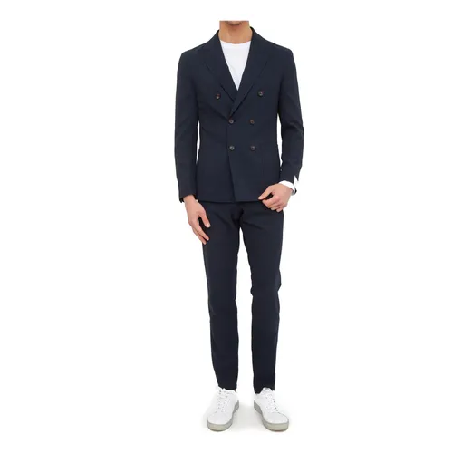 Suits > Suit Sets > Double Breasted Suits - - Eleventy - Modalova