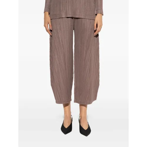 Trousers > Cropped Trousers - - Issey Miyake - Modalova