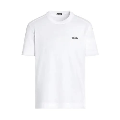 Zegna - Tops > T-Shirts - White - Zegna - Modalova