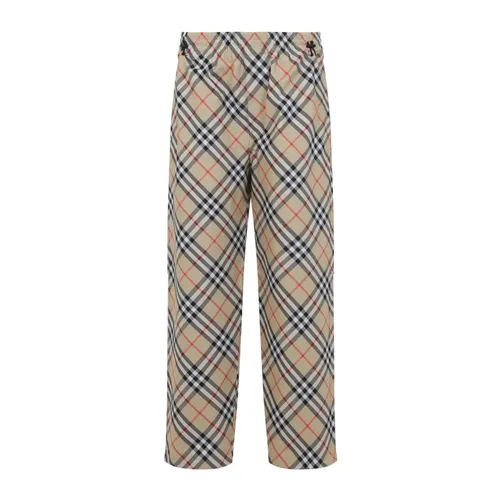 Trousers > Straight Trousers - - Burberry - Modalova