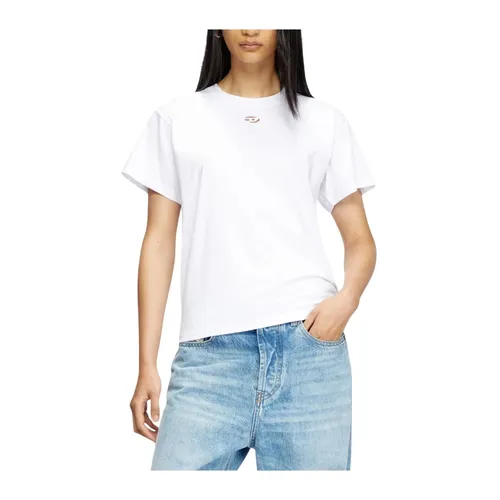 Diesel - Tops > T-Shirts - White - Diesel - Modalova