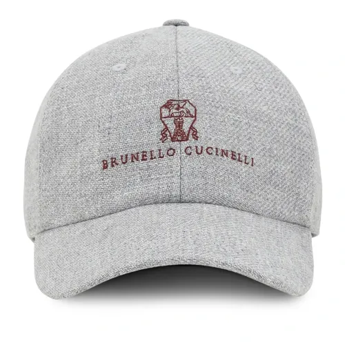 Accessories > Hats > Caps - - Brunello Cucinelli - Modalova