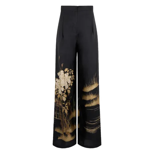 Trousers > Wide Trousers - - Max Mara Studio - Modalova