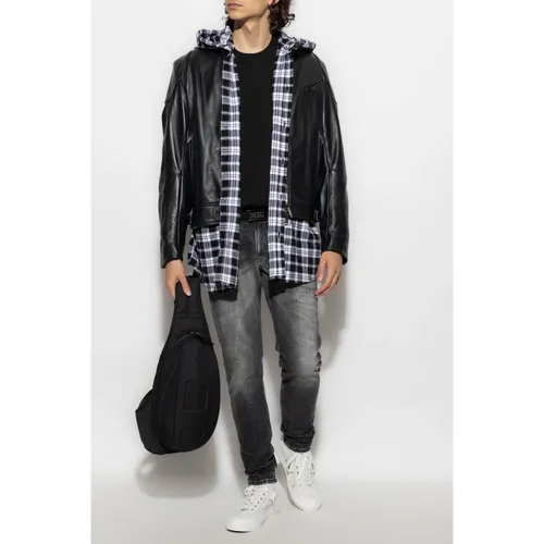 Diesel - Tops > T-Shirts - Black - Diesel - Modalova