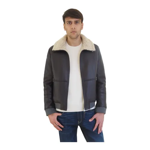 Jackets > Leather Jackets - - At.P.Co - Modalova