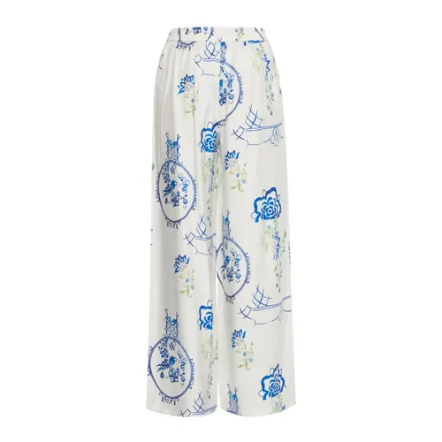 Trousers > Wide Trousers - - Ichi - Modalova
