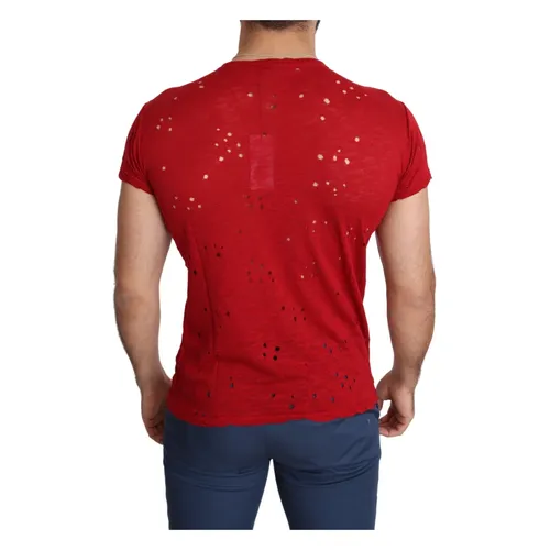 Guess - Tops > T-Shirts - Red - Guess - Modalova