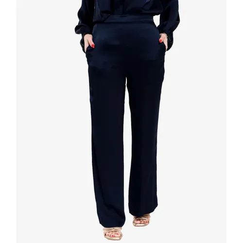 Trousers > Wide Trousers - - Semicouture - Modalova