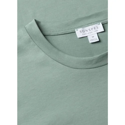 Sunspel - Tops > T-Shirts - Green - Sunspel - Modalova