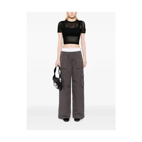 Trousers > Wide Trousers - - Alexander Wang - Modalova