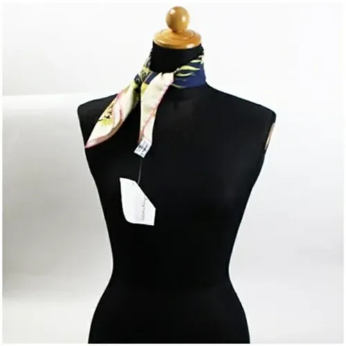Pre-owned > Pre-owned Accessories > Pre-owned Scarves - - Salvatore Ferragamo Pre-owned - Modalova