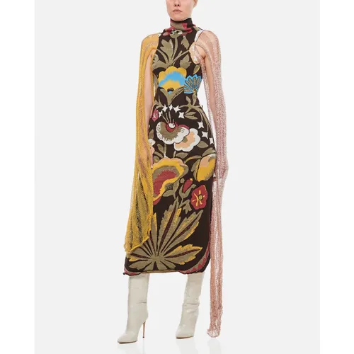 Dresses > Day Dresses > Midi Dresses - - Vitelli - Modalova