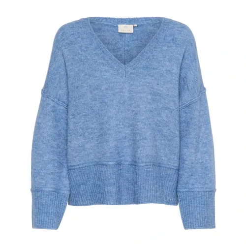 Knitwear > V-neck Knitwear - - Kaffe - Modalova