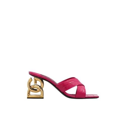 Shoes > Heels > Heeled Mules - - Dolce & Gabbana - Modalova