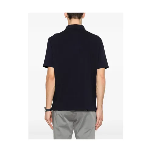 Isaia - Tops > Polo Shirts - Blue - Isaia - Modalova