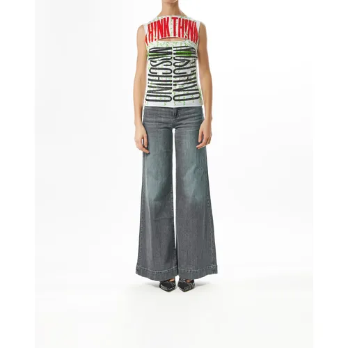 Tops > Sleeveless Tops - - Moschino - Modalova