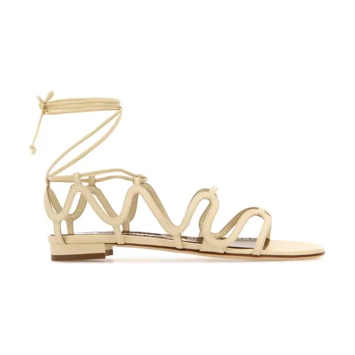 Shoes > Sandals > Flat Sandals - - Manolo Blahnik - Modalova